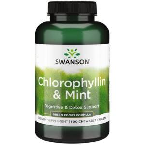 Chlorophyllin & Mint - 500 chewable tablets - Nuvalia