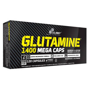 Glutamine Mega Caps - 120 caps - Nuvalia