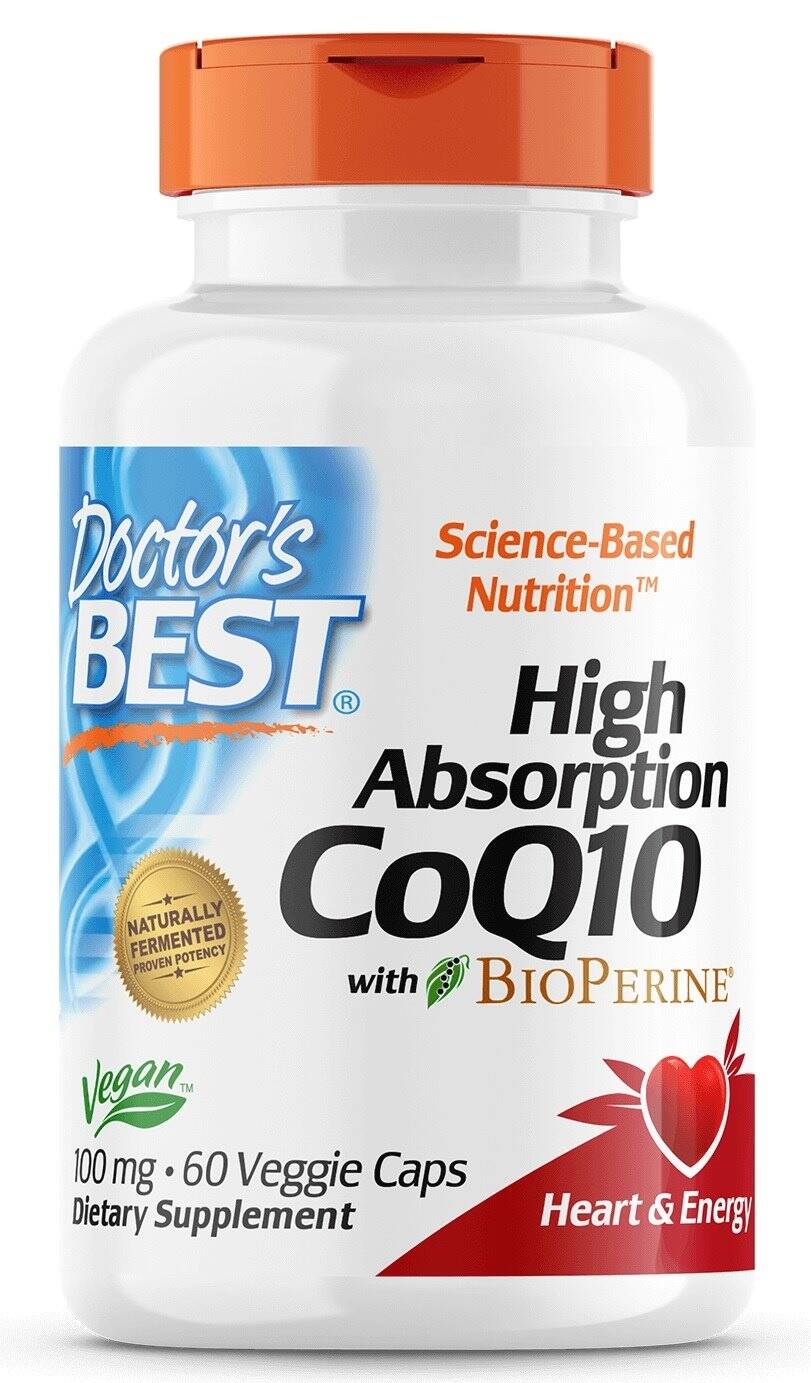 CoQ10 med hög biotillgänglighet och BioPerine