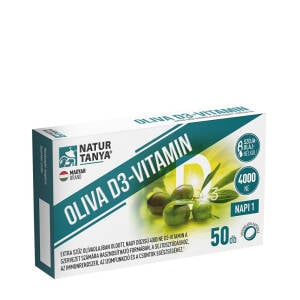 Natur Tanya Olive D3-Vitamin - 4000 IU (50 Softgels) - Nuvalia