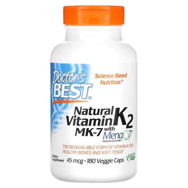 Naturligt vitamin K2 MK7 med MenaQ7