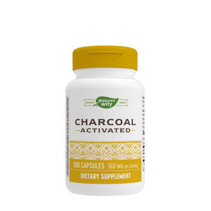 Natures Way Aktivt kol (100 kapslar) – Nuvalia
