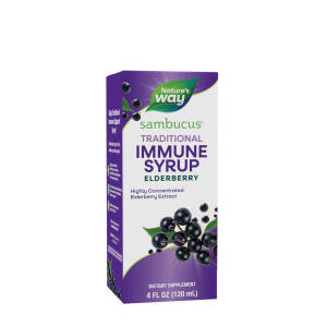 Natures Way Sambucus Traditional Immune Syrup (120 ml) - Nuvalia
