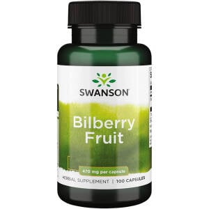 SWANSON Bilberry Fruit 470mg 100kaps - Nuvalia