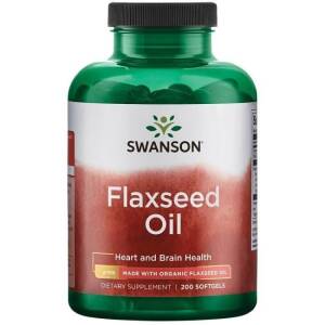 SWANSON Flaxseed Oil 1000mg 200 ¿elków - Nuvalia