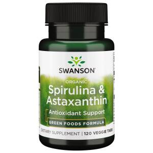 Spirulina & Astaxanthin - 120 veggie tablets - Nuvalia