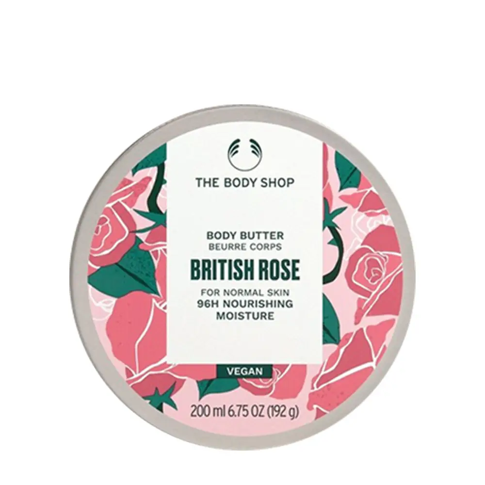 The Body Shop British Rose Body Butter (200 ml) - Nuvalia