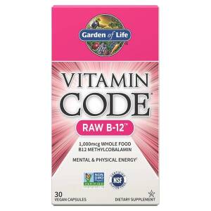 Vitamin Code Raw B-12 - 30 vegan caps - Nuvalia