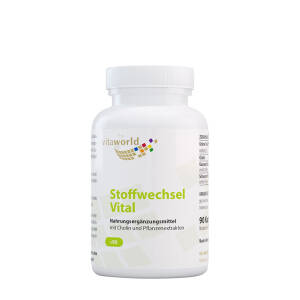 Vitaworld Vital Metabolism (90 Capsules) - Nuvalia