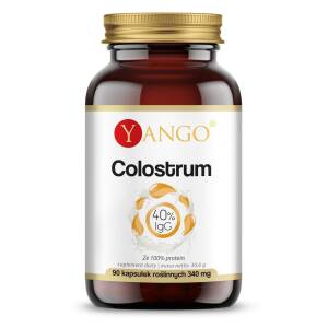 YANGO Colostrum - 40% immunoglobulins (90 caps) - Nuvalia